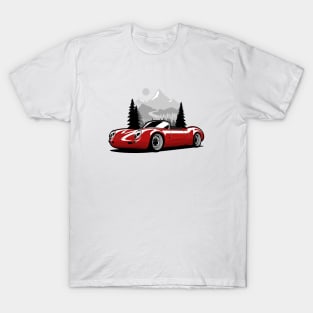 Red 550 Spyder Vintage T-Shirt